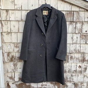 Vintage Made in England Pure Wool Men Coat